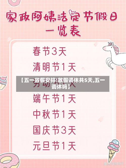 【五一放假安排!放假调休共5天,五一调休吗】