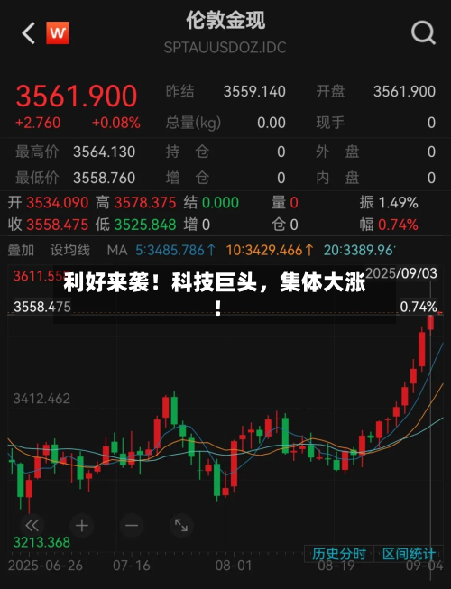 利好来袭！科技巨头	，集体大涨！-第2张图片