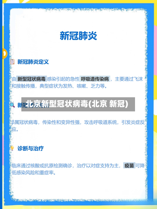 北京新型冠状病毒(北京 新冠)