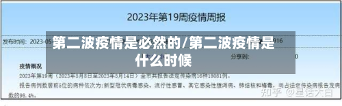第二波疫情是必然的/第二波疫情是什么时候-第3张图片