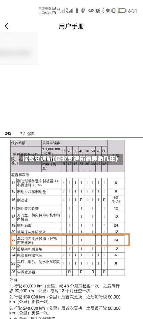 探歌变速箱(探歌变速箱油寿命几年)-第2张图片
