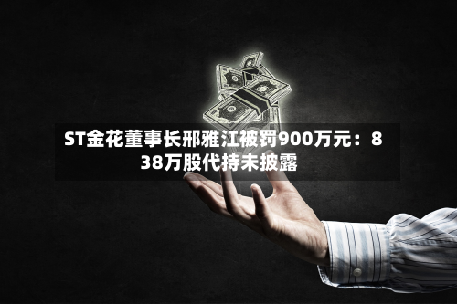 ST金花董事长邢雅江被罚900万元：838万股代持未披露-第1张图片