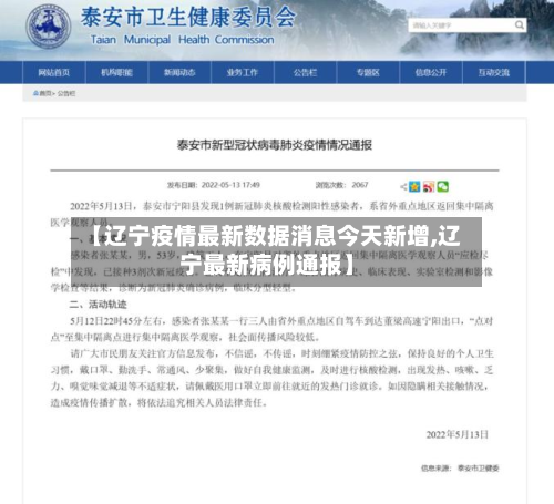 【辽宁疫情最新数据消息今天新增,辽宁最新病例通报】-第3张图片