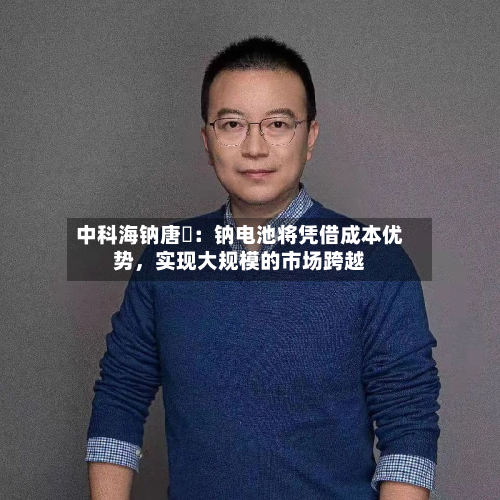 中科海钠唐堃：钠电池将凭借成本优势	，实现大规模的市场跨越-第3张图片