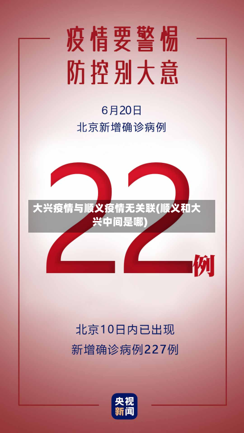 大兴疫情与顺义疫情无关联(顺义和大兴中间是哪)