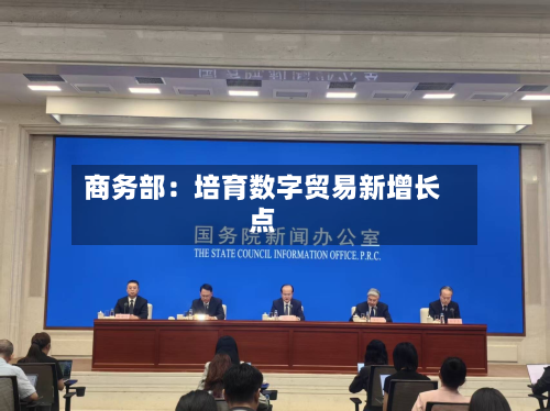 商务部：培育数字贸易新增长点-第2张图片