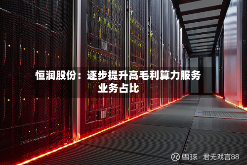 恒润股份：逐步提升高毛利算力服务业务占比-第3张图片