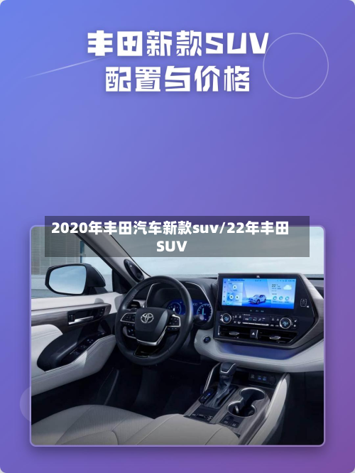 2020年丰田汽车新款suv/22年丰田SUV-第3张图片