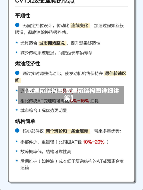 【变速箱结构图,变速箱结构图详细讲解】