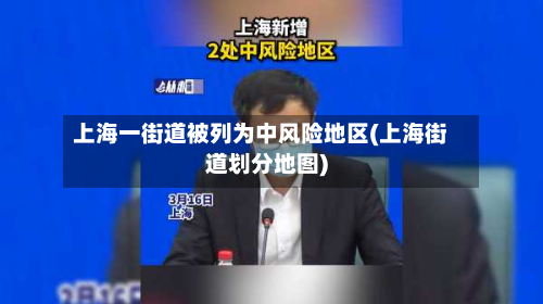上海一街道被列为中风险地区(上海街道划分地图)-第2张图片