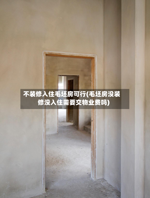不装修入住毛坯房可行(毛坯房没装修没入住需要交物业费吗)