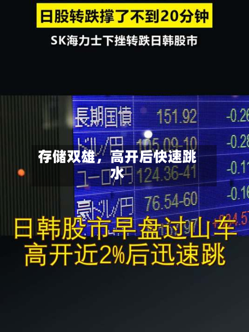 存储双雄，高开后快速跳水-第2张图片
