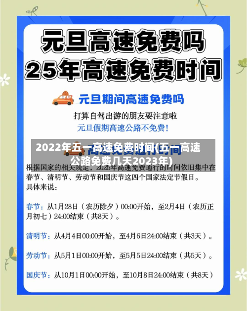 2022年五一高速免费时间(五一高速公路免费几天2023年)-第2张图片