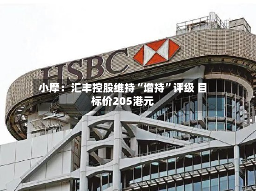 小摩：汇丰控股维持“增持”评级 目标价205港元-第1张图片