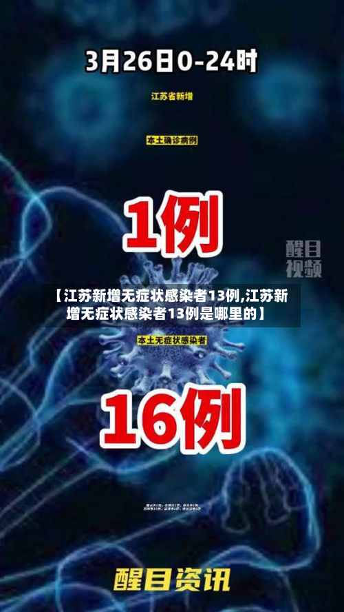 【江苏新增无症状感染者13例,江苏新增无症状感染者13例是哪里的】