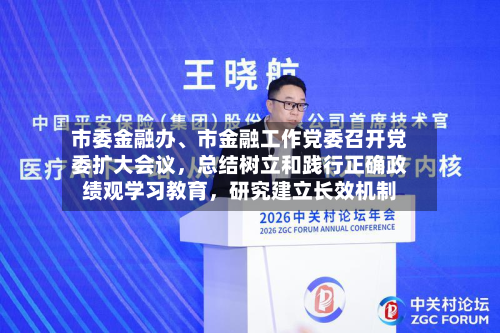 市委金融办、市金融工作党委召开党委扩大会议，总结树立和践行正确政绩观学习教育，研究建立长效机制