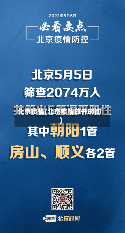 北京疫情(北京疫情放开时间)