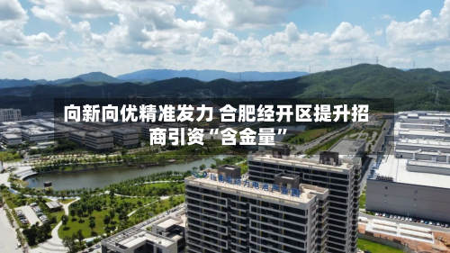 向新向优精准发力 合肥经开区提升招商引资“含金量”