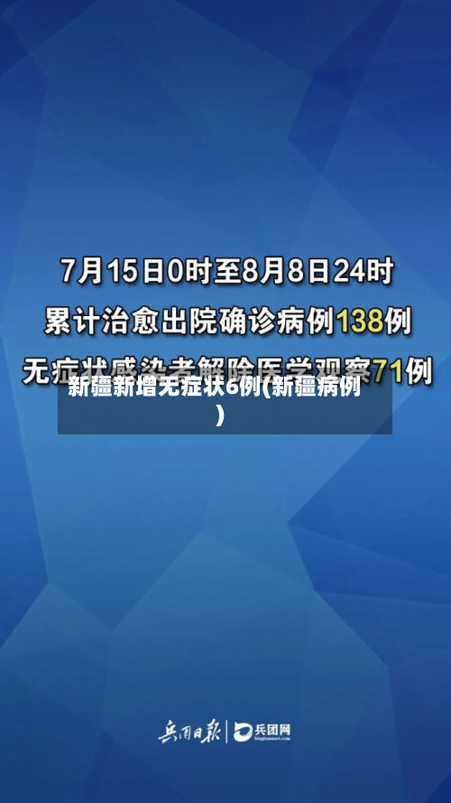 新疆新增无症状6例(新疆病例)