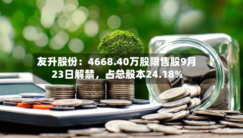 友升股份：4668.40万股限售股9月23日解禁	，占总股本24.18%-第3张图片