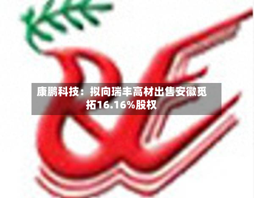 康鹏科技：拟向瑞丰高材出售安徽觅拓16.16%股权-第3张图片