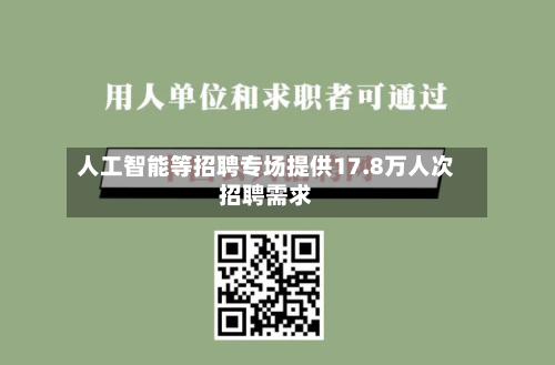 人工智能等招聘专场提供17.8万人次招聘需求-第2张图片