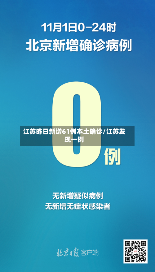 江苏昨日新增61例本土确诊/江苏发现一例-第3张图片