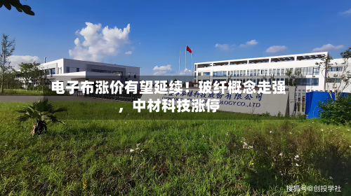 电子布涨价有望延续！玻纤概念走强，中材科技涨停-第3张图片