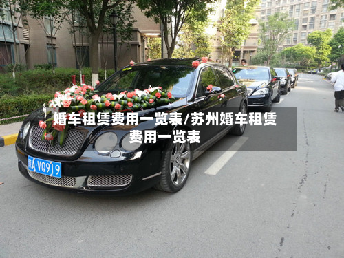 婚车租赁费用一览表/苏州婚车租赁费用一览表-第2张图片