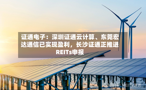 证通电子：深圳证通云计算、东莞宏达通信已实现盈利，长沙证通正推进REITs申报-第2张图片
