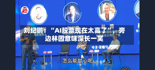 刘纪鹏：“AI股票现在太高了”，旁边林园意味深长一笑-第2张图片