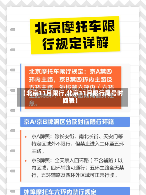 【北京11月限行,北京11月限行尾号时间表】-第2张图片