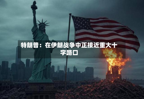 特朗普：在伊朗战争中正接近重大十字路口