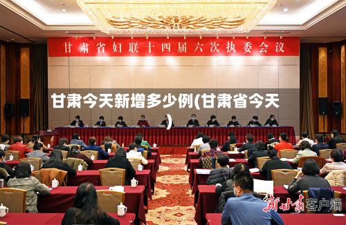 甘肃今天新增多少例(甘肃省今天)