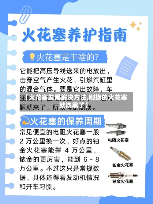 【火花塞发黑解决方法,刚换的火花塞就烧黑了】
