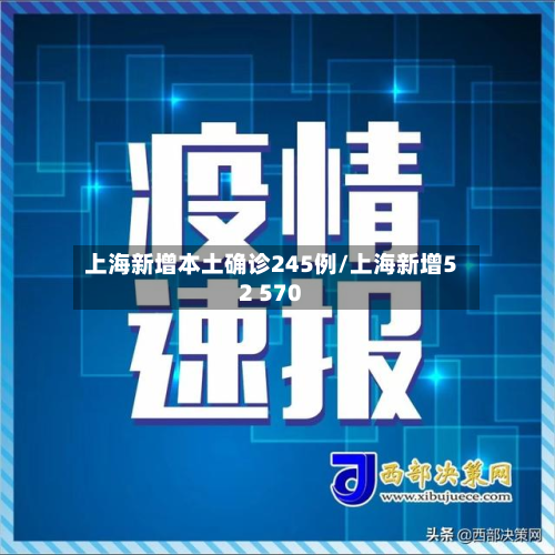 上海新增本土确诊245例/上海新增52 570-第2张图片