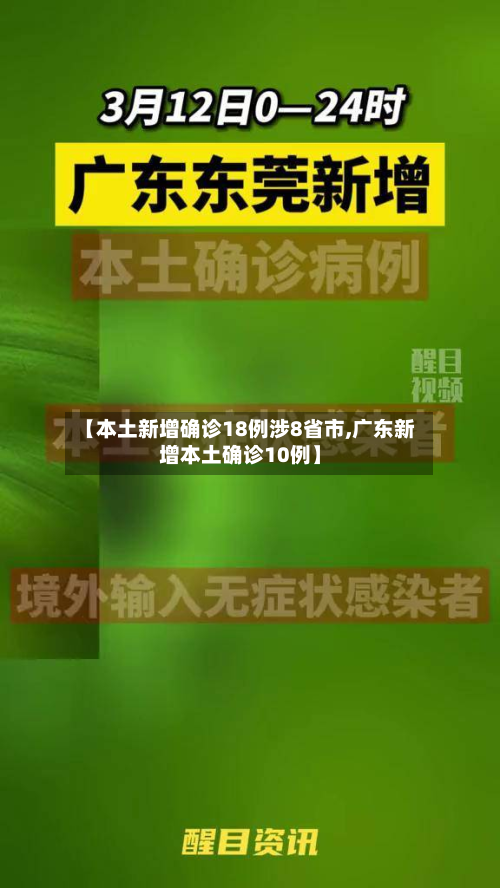 【本土新增确诊18例涉8省市,广东新增本土确诊10例】-第2张图片