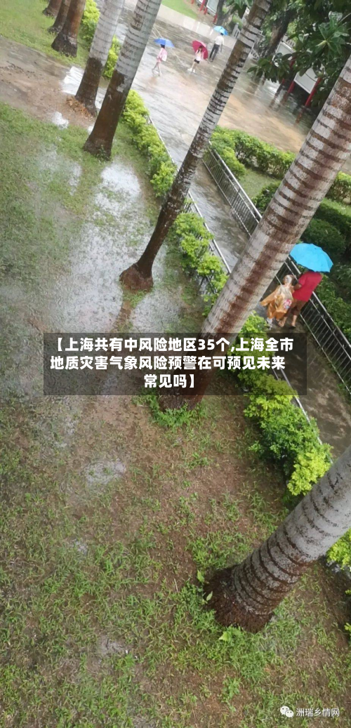 【上海共有中风险地区35个,上海全市地质灾害气象风险预警在可预见未来常见吗】