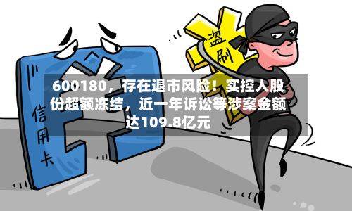 600180，存在退市风险！实控人股份超额冻结，近一年诉讼等涉案金额达109.8亿元-第2张图片
