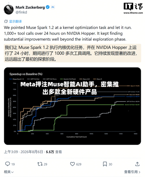 Meta押注Muse智能AI助手	，密集推出多款全新硬件产品-第1张图片
