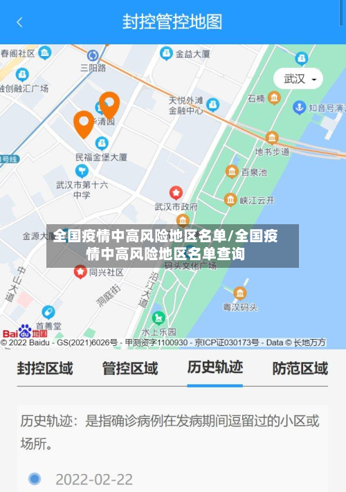 全国疫情中高风险地区名单/全国疫情中高风险地区名单查询-第2张图片