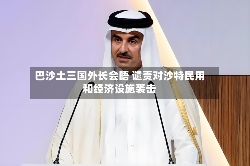 巴沙土三国外长会晤 谴责对沙特民用和经济设施袭击-第2张图片