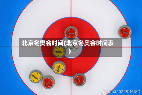 北京冬奥会时间(北京冬奥会时间表)-第3张图片