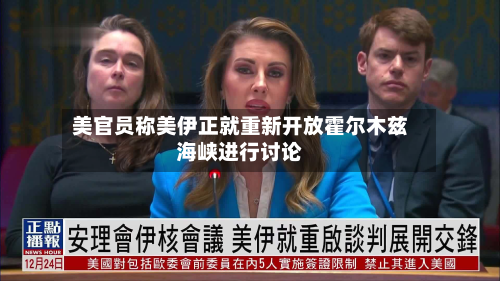 美官员称美伊正就重新开放霍尔木兹海峡进行讨论