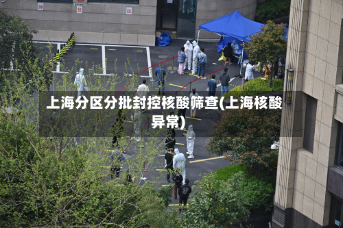 上海分区分批封控核酸筛查(上海核酸异常)