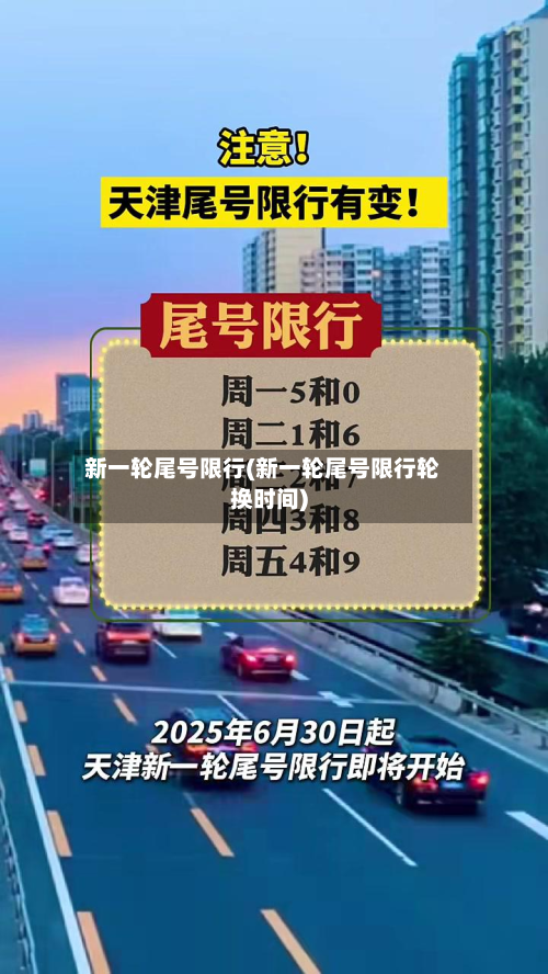 新一轮尾号限行(新一轮尾号限行轮换时间)
