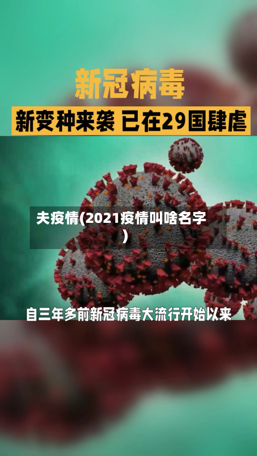 夫疫情(2021疫情叫啥名字)