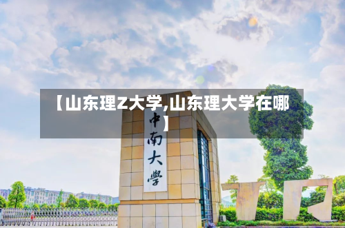 【山东理Z大学,山东理大学在哪】-第3张图片