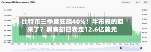 比特币三季度狂飙40%！牛市真的回来了？黑客却已卷走12.6亿美元-第2张图片