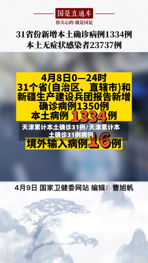 天津累计本土确诊31例/天津累计本土确诊31例病例